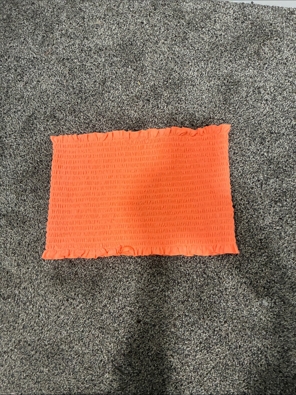 Zenana orange tube top